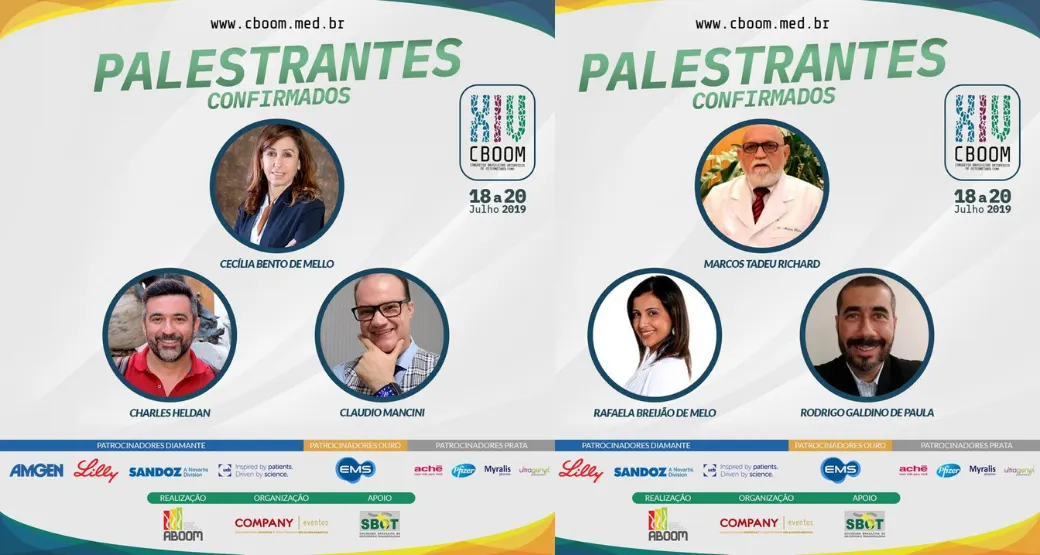 Dra. Cecília Richard e Dr. Rodrigo Galdino palestram no maior Congresso de Osteometabolismo da Ortopedia Brasileira
