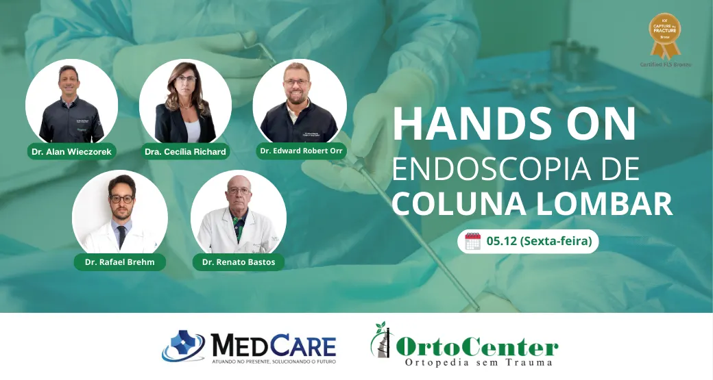 Instituto Orto Center de Educação Continuada realiza Hands On de Endoscopia da Coluna Lombar