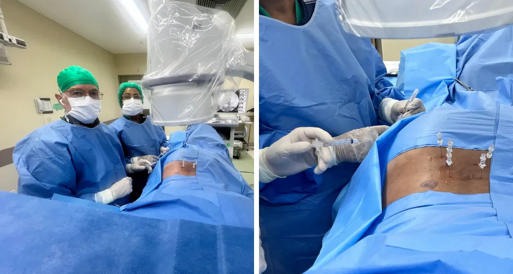 Bloqueio perirradicular e facetário alivia a dor lombar persistente?