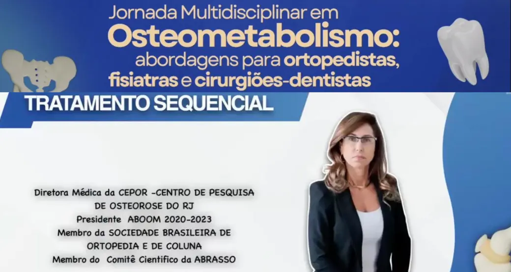 Doutora Cecilia Richard ortopedista da Orto Center participou da Jornada Multidisciplinar em Osteometabolismo