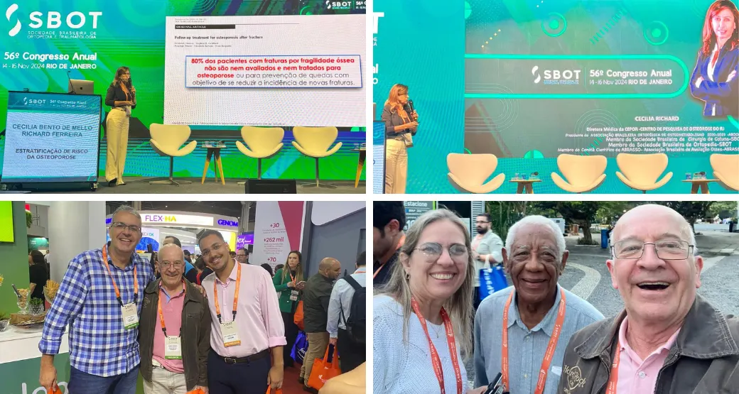 O quinquagésimo sexto Congresso Anual SBOT contou com a presença de ortopedistas da Clínica Orto Center