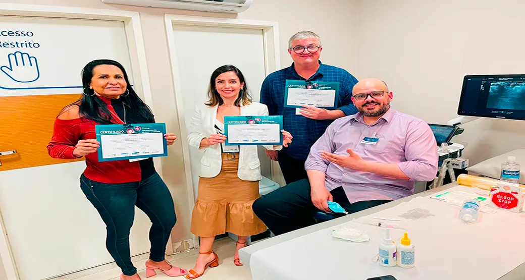 Orto Center presente no Curso de USG MSK do Ombro e Cotovelo e as principais infiltrações guiadas