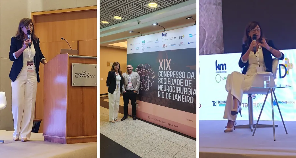 Ortopedista da Orto Center palestrante no   XIX Congresso da Sociedade de Neurocirurgia do RJ