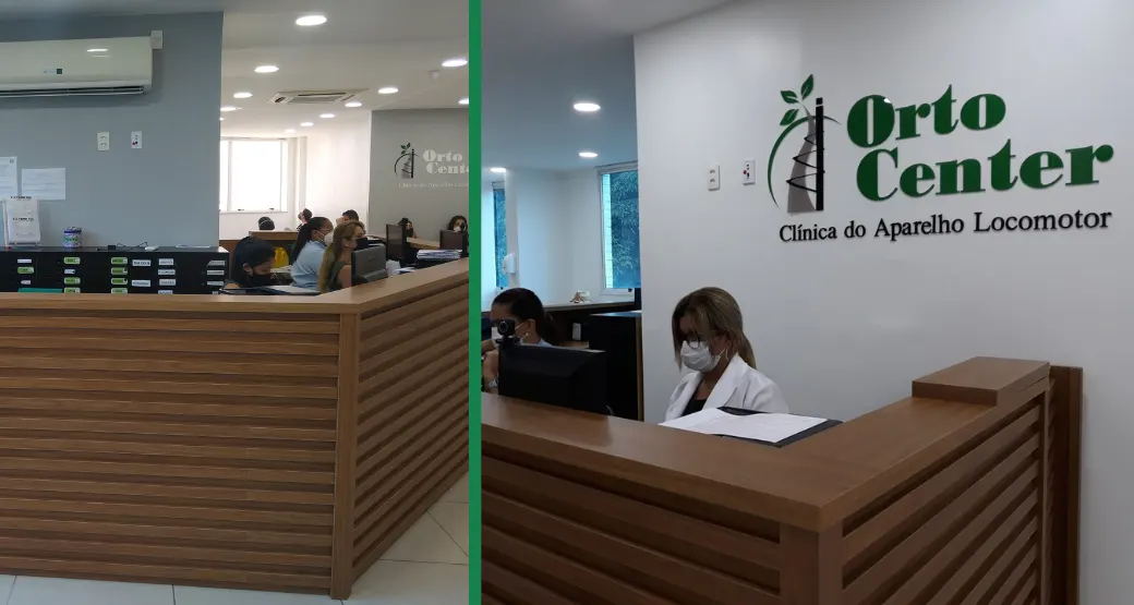 Recepção da Orto Center de cara nova